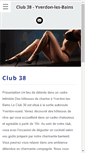 Mobile Screenshot of club-38.ch